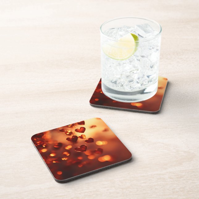 Posavasos Corazones colgantes (Lado Derecho)