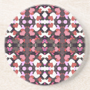 POSAVASOS CORAZONES CON AMOR