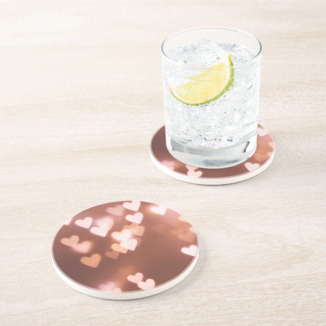 POSAVASOS CORAZONES DIARIOS DE PINK VALENTINE (Lado)