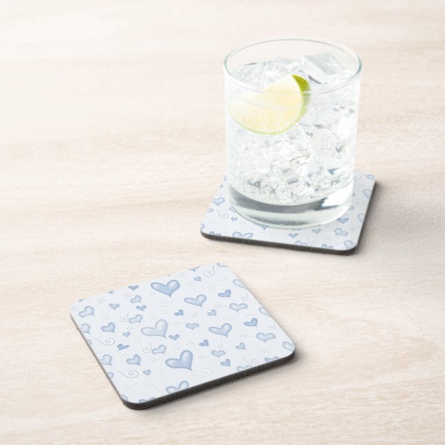 Posavasos Corazones elegantes (Lado Derecho)