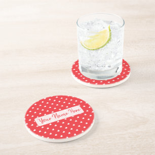 Posavasos Corazones Feliz Día de San Valentín Patrón de Amor