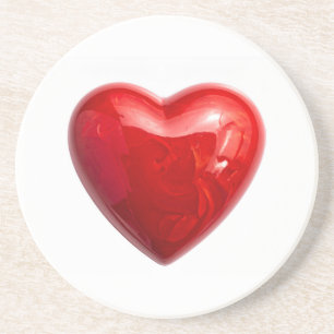 Posavasos Corazones rojos