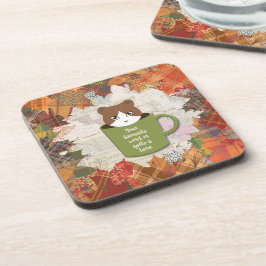 Posavasos Corcho de gato de caída rota