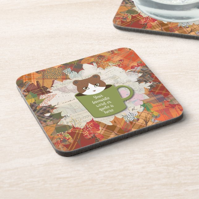 Posavasos Corcho de gato de caída rota (Lado Izquierdo)