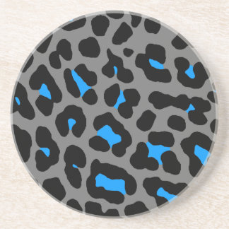 Posavasos Corey Tiger 80s Patrón de manchas de leopardo retr