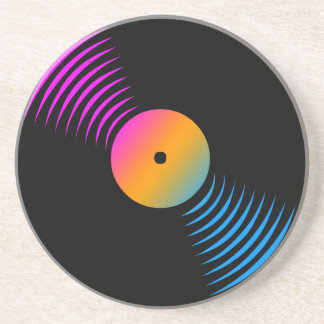 Posavasos Corey Tiger 80s Retro Vintage Vinyl Record Coaster
