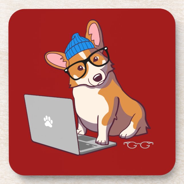 Posavasos Corgi 2 del inconformista (sin texto) (Frente)