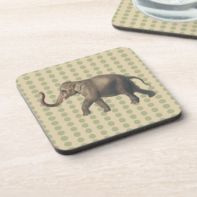 Posavasos Coriander Spice moods Dots with Elephant (Lado Izquierdo)