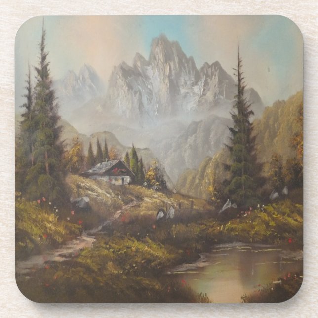 Posavasos Cork Coaster Set Ann Hayes Bavarian Dream (Frente)