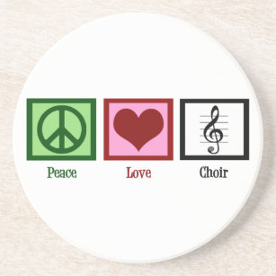 Posavasos Coro de amor por la paz