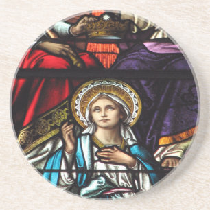 Posavasos Coronación de la Santísima Virgen María Vidrio Man