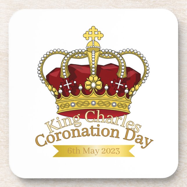 Posavasos Coronation Day Crown (Frente)