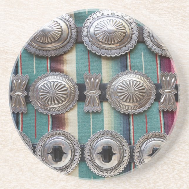 Posavasos Correas de plata para la venta, Santa Fe, New (Frente)