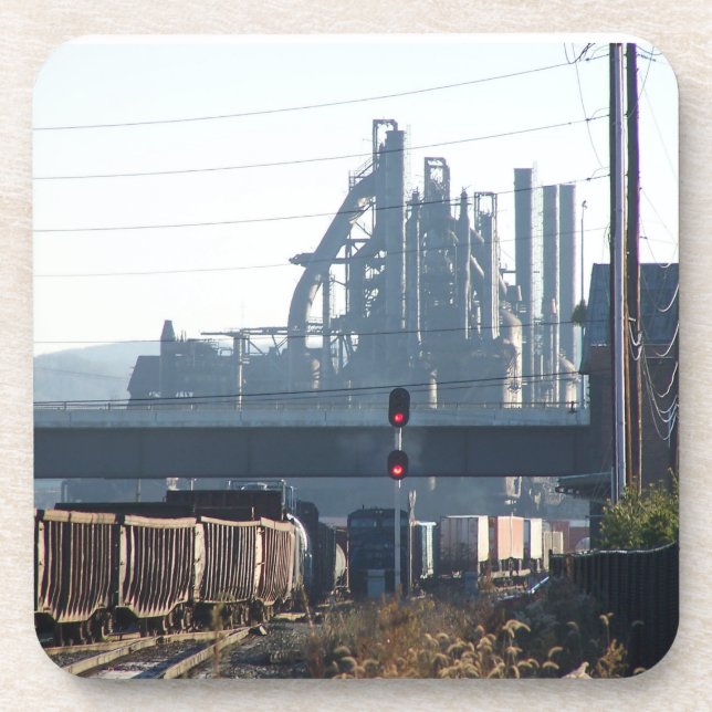 Posavasos Corredor ferroviario de acero de Belén (Frente)