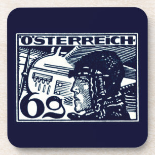 Posavasos Correo aéreo austriaco de 1925