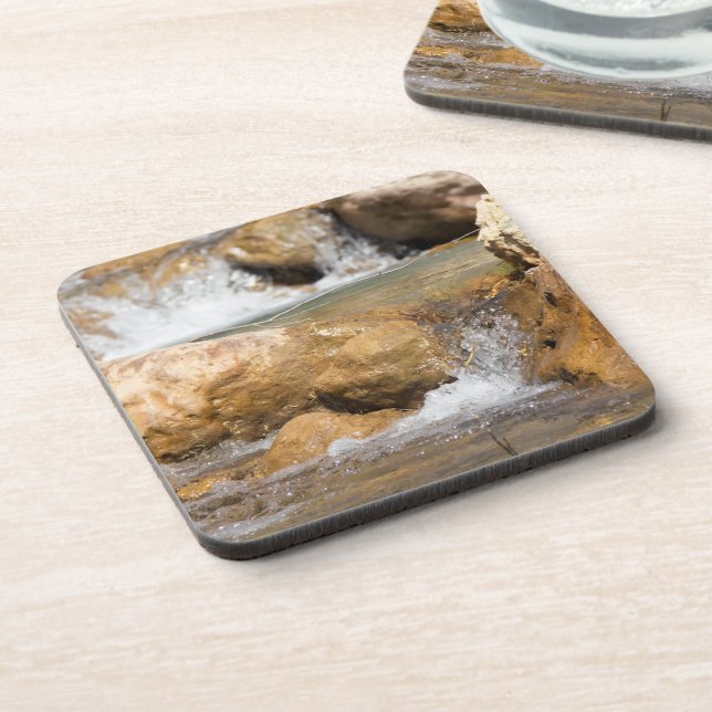 Posavasos Corriente tormentosa en primavera (Lado Izquierdo)