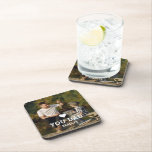 Posavasos Cortar el amor al corazón por tus nombres de fotos<br><div class="desc">Cute HEART LOVE YOU DAD Photo Names Coasters muestra su foto favorita con el texto "(corazón de amor) you Dad" en un alfabeto blanco moderno con sus nombres a continuación. Personalice editando el texto en el cuadro de texto proporcionado y agregando su propia imagen. Perfecto para Navidades, cumpleaños y regalos...</div>