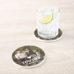 Posavasos Cortar el amor al corazón por tus nombres de fotos<br><div class="desc">Cute HEART LOVE YOU DAD Photo Names Coasters muestra su foto favorita con el texto "(corazón de amor) you Dad" en un alfabeto blanco moderno con sus nombres a continuación. Personalice editando el texto en el cuadro de texto proporcionado y agregando su propia imagen. Perfecto para Navidades, cumpleaños y regalos...</div>