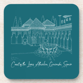 Posavasos Corte de la Alhambra de los Leones 2