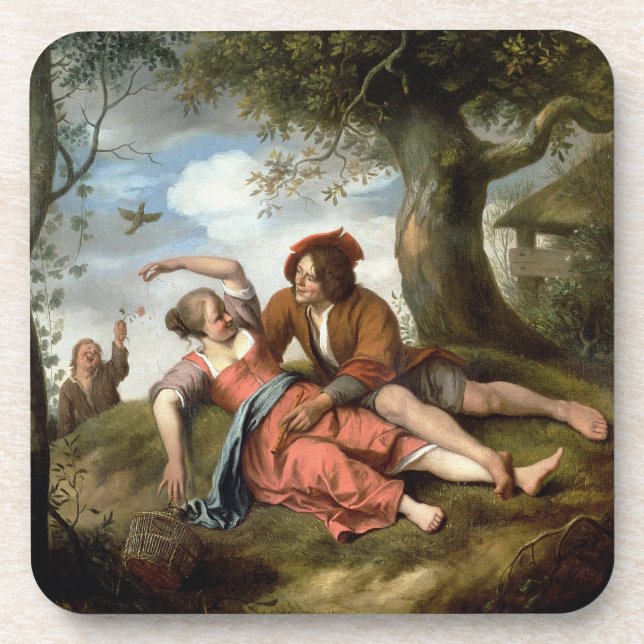 Posavasos Cortejo rústico (Frente)