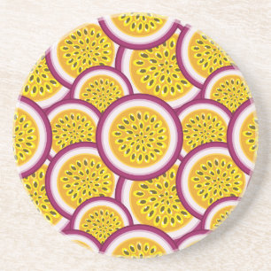 Posavasos Cortes de fruta de la pasión