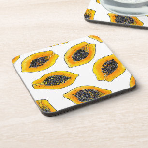 Posavasos Cortes de papaya