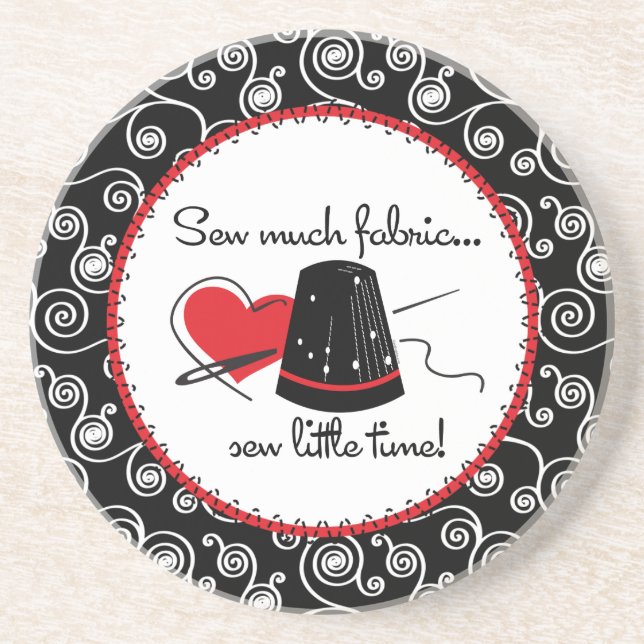 Posavasos Cosa mucha tela (Frente)