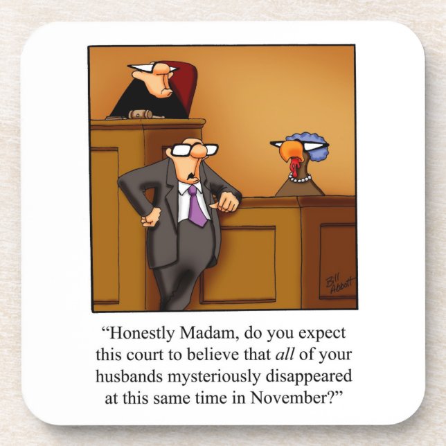 Posavasos Cosas de Acción de Gracias - Divertidos Espectiqui (Frente)