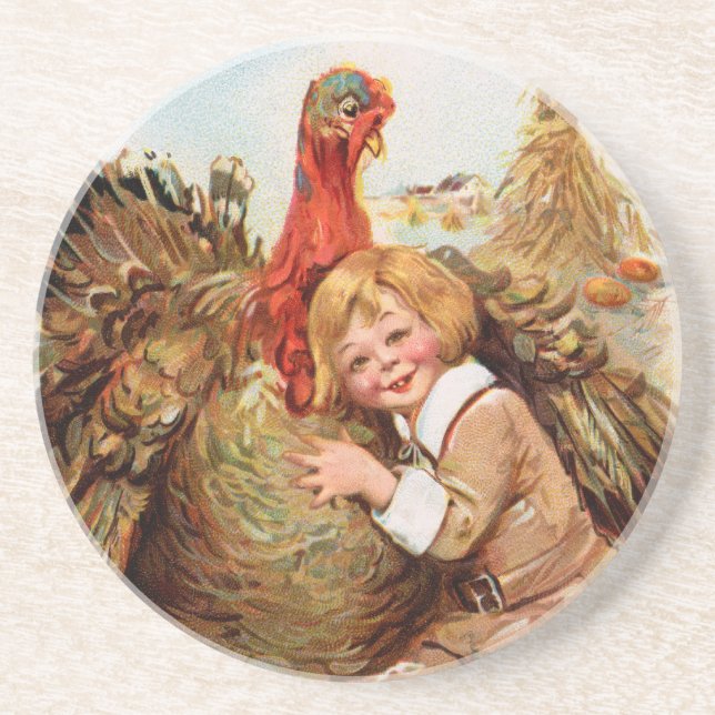 Posavasos Cosecha Turquía del vintage (Frente)