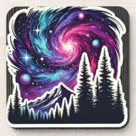 Posavasos Cosmic Forest: Galaxy Meets Nature