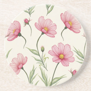 Posavasos Cosmos Flor Beber de arenisca