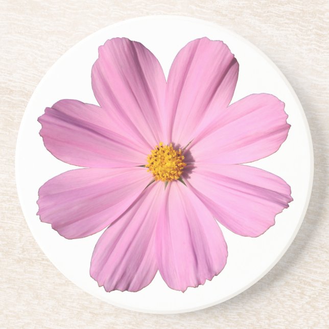 Posavasos Cosmos rosados (Frente)