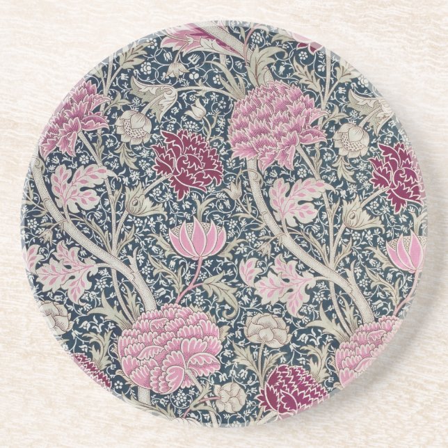 POSAVASOS COSTA DE SANDSTONE : WILLIAM MORRIS : FLORAL (Frente)
