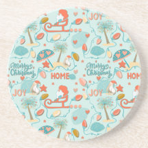 Costa, Navidades de playa, Santa, palmeras