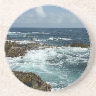 Posavasos Costa Rocosa y Océano Azul de Aruba