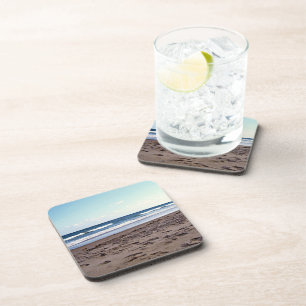 Posavasos Costa tropical de Florida con olas azules