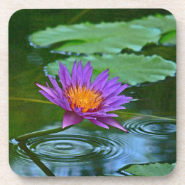 POSAVASOS COSTAS/CONJUNTO DE 6 "PURPLE AND GOLD LOTUS BLOSSO