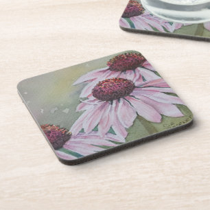 POSAVASOS COSTAS DE FLORES DE PINK DAISY