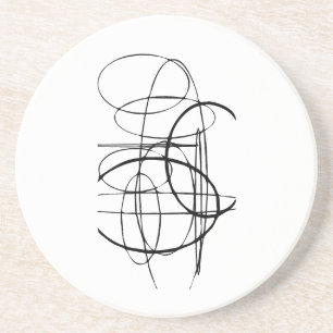 Posavasos Costura de composición Oval