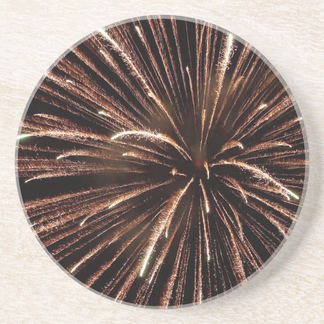 Posavasos Costura de fuegos artificiales (Frente)