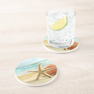 Posavasos Costura de piedra de Starfish Beach