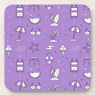 Posavasos Costura de verano de los días de playa