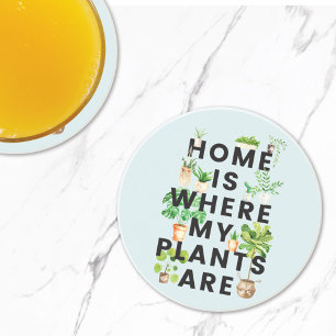 Posavasos Cota de jardinería de plantas de interior tropical