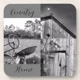 Posavasos "Country Home" Tractor Barn Collage