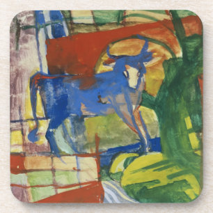 Posavasos Cow azul, 1914 (tempera en el papel)