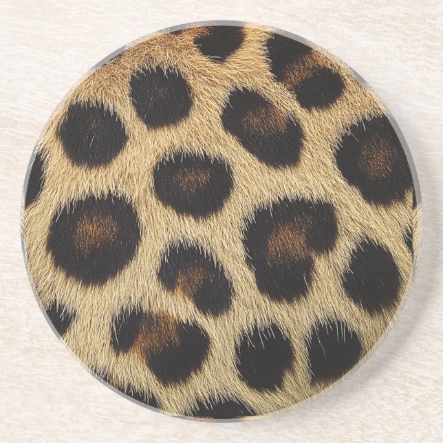 Posavasos Cow Black White Spots Fur (Frente)