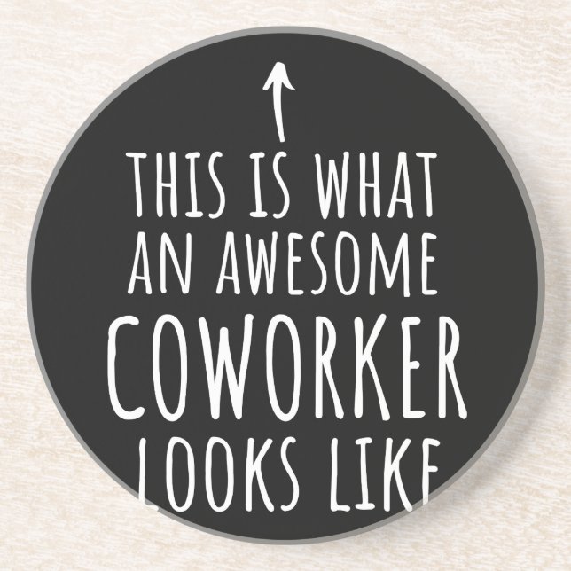 Posavasos Coworker Gift, Coworker Mug, Awesome Coworker (Frente)
