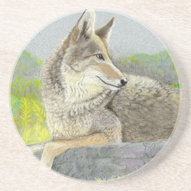 Posavasos Coyote Coaster (Frente)