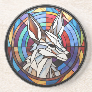 Posavasos Coyote de vidrio templado dulce