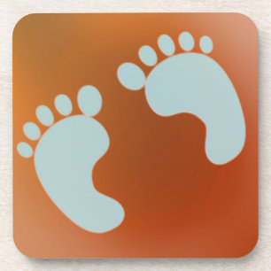 Posavasos Coyuntura de huellas de bebé